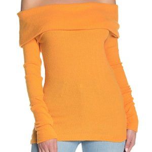 We the Free Snowbunny off the Shoulder LS Size L